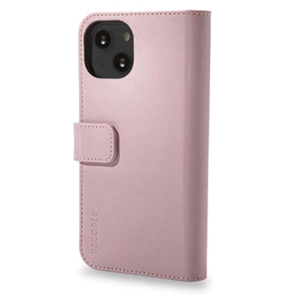 Decoded 2 in 1 Leather Detachable Wallet iPhone 13 - Roze