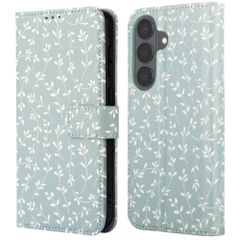 imoshion Design Bookcase Samsung Galaxy S26 - Smoke Green Flowers