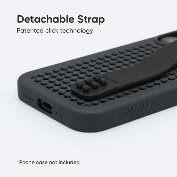 Callbuddy Multifunctionele Strap Apple iPhone 17 / 17e / 16e / 15 / 14 / 13 - Black