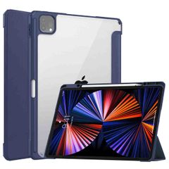 imoshion Trifold Hardcase Bookcase Apple iPad Pro 12.9 (2018/2020/2021/2022) - Donkerblauw