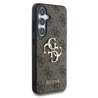 Guess 4G Metal Logo Backcover Samsung Galaxy S25 - Bruin