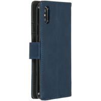 imoshion Luxe Bookcase Apple iPhone Xs / X - Donkerblauw