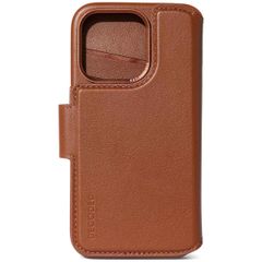 Decoded 2 in 1 Leather Detachable Wallet Apple iPhone 15 Pro Max - Bruin