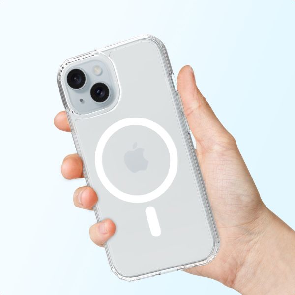 Accezz Xtreme Impact Backcover met MagSafe Apple iPhone 15 - Transparant