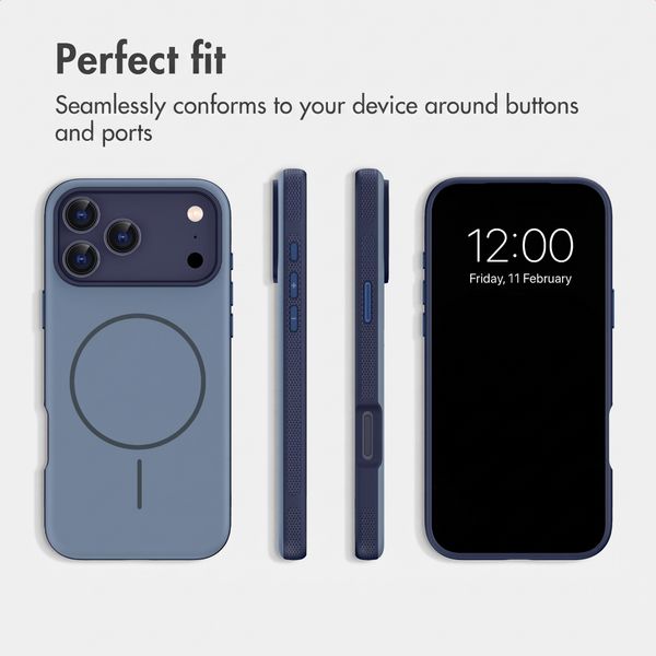imoshion Color Backcover with Thin MagSafe Ring Apple iPhone 18 Pro Max / 17 Pro Max - Dark Blue