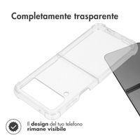 Accezz Clear Backcover Samsung Galaxy Z Flip 4 - Transparant