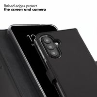 Selencia Genuine Leather Book Case Samsung Galaxy A27 (5G) - Black