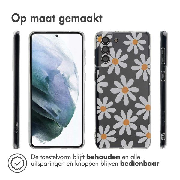 imoshion Design hoesje Samsung Galaxy S21 Plus - Daisy Flower