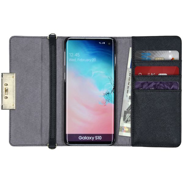 iDeal of Sweden Kensington Clutch Samsung Galaxy S10 - Zwart