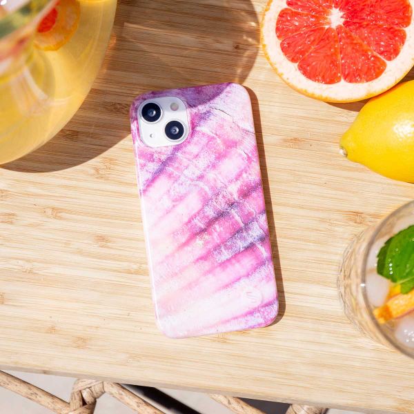 Selencia Aurora Fashion Backcover Samsung Galaxy A33 - Duurzaam hoesje - 100% gerecycled - Ocean Shell Purple