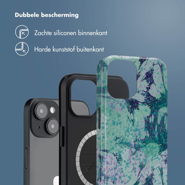 Selencia Vivid Backcover met MagSafe Apple iPhone 14 - Fresh Paint Green