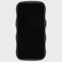 Holdit Wavy Case iPhone 14 Pro - Black / Transparent