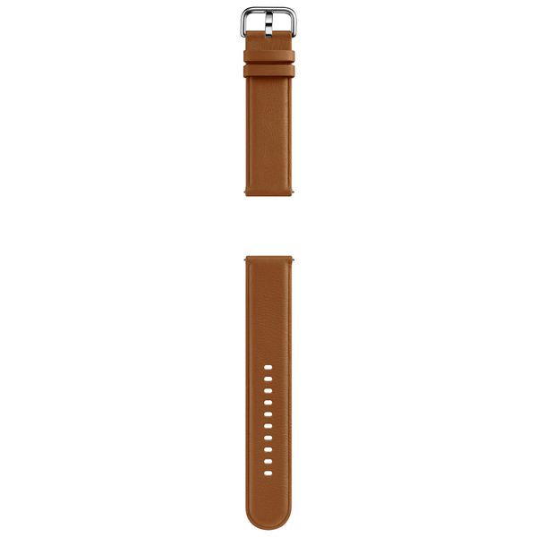 Samsung Originele Leather Band Galaxy Watch Active 2 / Watch 3 41mm - Bruin