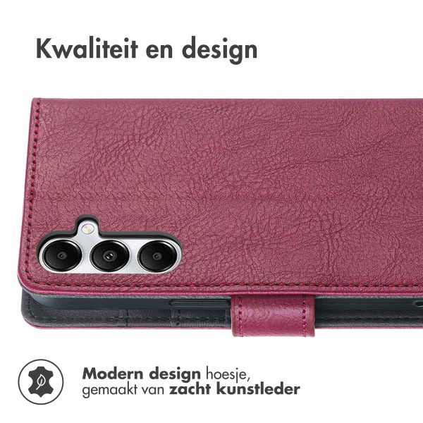 imoshion Luxe Bookcase Samsung Galaxy S24 / S25 - Bordeaux