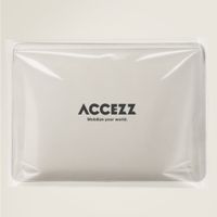Accezz Leather laptop sleeve 13 inch - Beige