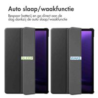 imoshion Trifold Bookcase Samsung Galaxy Tab S10 Lite / S9 11.0 inch / Tab S10 FE / S9 FE 10.9 inch - Zwart