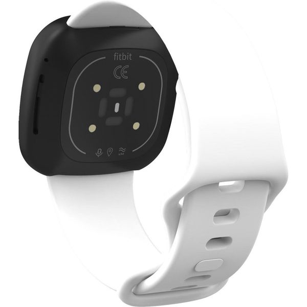 imoshion Siliconen bandje Fitbit Versa 4/ 3 / Sense (2) - Wit