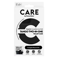 CARE by PanzerGlass Tango 2 in 1 Wallet Case MagSafe Apple iPhone 16 Pro - Zwart
