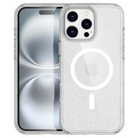 imoshion Sparkle Backcover met MagSafe Apple iPhone 16 Pro - Glitter Transparant