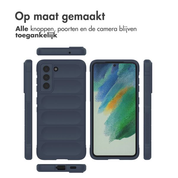 imoshion EasyGrip Backcover Samsung Galaxy S21 FE - Donkerblauw