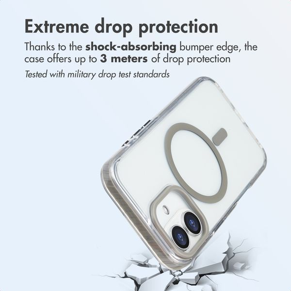imoshion Combat MagSafe Back Cover Apple iPhone 16 - Grey