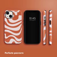 Selencia Vivid Backcover Apple iPhone 14 - Dream Swirl Orange