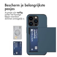 imoshion Backcover met pasjeshouder iPhone 15 Pro - Donkerblauw