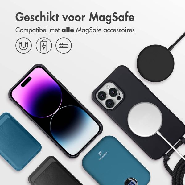 imoshion Color Backcover met afneembaar koord MagSafe Apple iPhone 14 Pro Max - Zwart