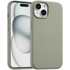 Accezz Liquid Silicone Case with MagSafe Apple iPhone 15 - Cooper Green