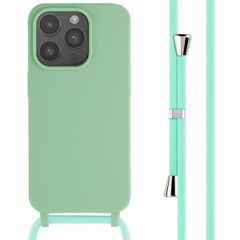 imoshion Siliconen hoesje met koord Apple iPhone 15 Pro - Groen