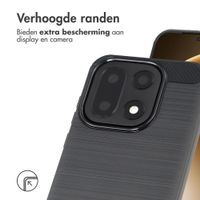 imoshion Brushed Backcover OnePlus 15 - Zwart