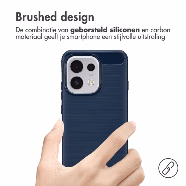 imoshion Brushed Backcover Oppo Reno 16 F - Donkerblauw