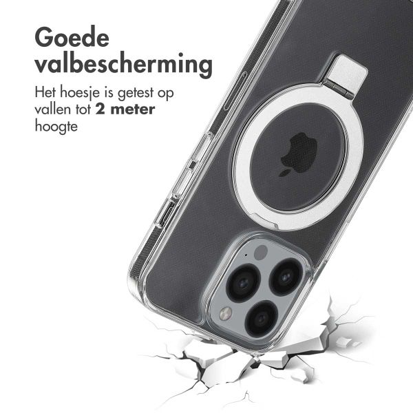 Accezz Ring Stand Backcover met MagSafe Apple iPhone 13 Pro - Transparant