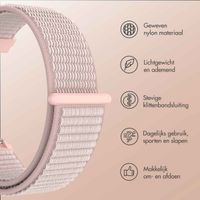 imoshion Nylon bandje klittenband - Universeel 22 mm aansluiting - Roze