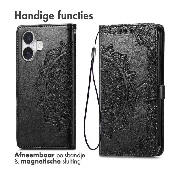 imoshion Mandala Bookcase Apple iPhone 17 - Zwart