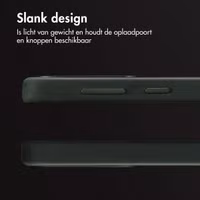 Accezz Vintage Leather Magsafe Backcover Samsung Galaxy S24 / S25 - Smokey Green