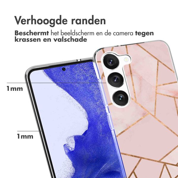 imoshion Design hoesje Samsung Galaxy S23 Plus - Pink Graphic