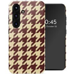 Selencia Vivid Backcover met MagSafe Samsung Galaxy S25 - Pied-de-Poule