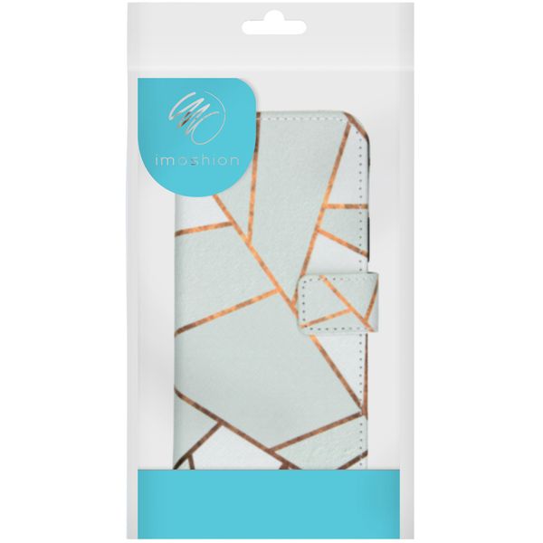 imoshion Design Softcase Bookcase Samsung Galaxy A41 - White Graphic