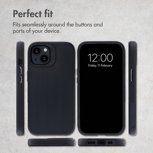 Accezz Tough Back Cover with MagSafe Apple iPhone 14 - Black