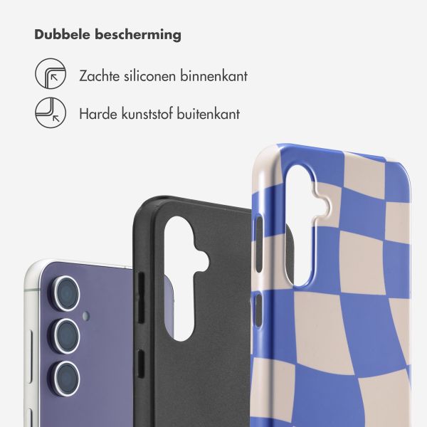 Selencia Vivid Backcover Samsung Galaxy S23 FE - Groovy Sapphire Blue