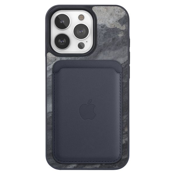 Woodcessories Bumper Case MagSafe iPhone 15 Pro - Stone Camo Gray Black