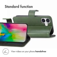 imoshion Luxury Bookcase Apple iPhone 16 - Green