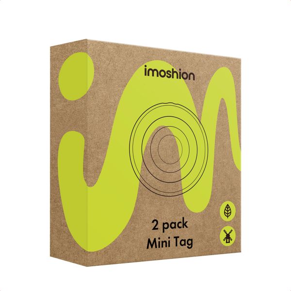 imoshion Mini Tag - GPS Tracker voor iOS - 2 pack - Wit