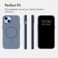 imoshion Colour Case with Thin MagSafe Ring Apple iPhone 14 / 13 - Dark Blue