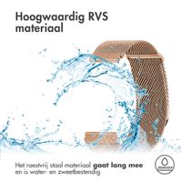 imoshion Milanees magnetisch bandje  - Universeel 22 mm aansluiting - Maat S - Rosé Goud