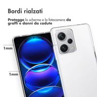 Accezz Clear Backcover Xiaomi Redmi Note 12 Pro Plus - Transparant