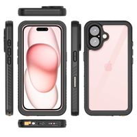 Redpepper Dot Plus Waterproof Backcover Apple iPhone 16 - Zwart