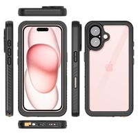 Redpepper Dot Plus Waterproof Backcover iPhone 16 - Zwart