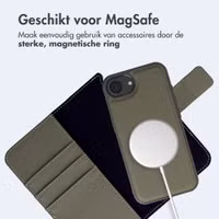 imoshion Uitneembare 2-in-1 Luxe Bookcase Apple iPhone 17e / 16e - Groen